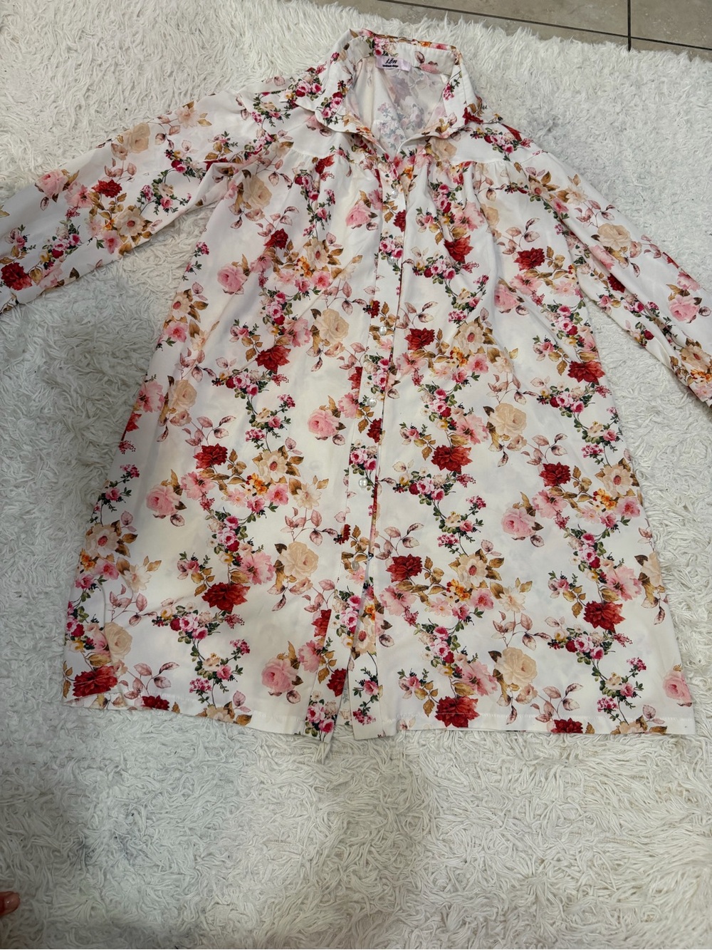 Summer long sleeve dress